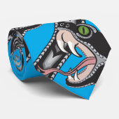 Viper Pit - blauw Stropdas (Opgerold)