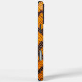 Viper Skin: vet Sinaasappel en zwart Case-Mate iPhone Case (Achterkant / Rechts)