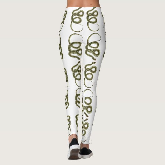 Viper Snake Pattern Leggings (Achterkant)