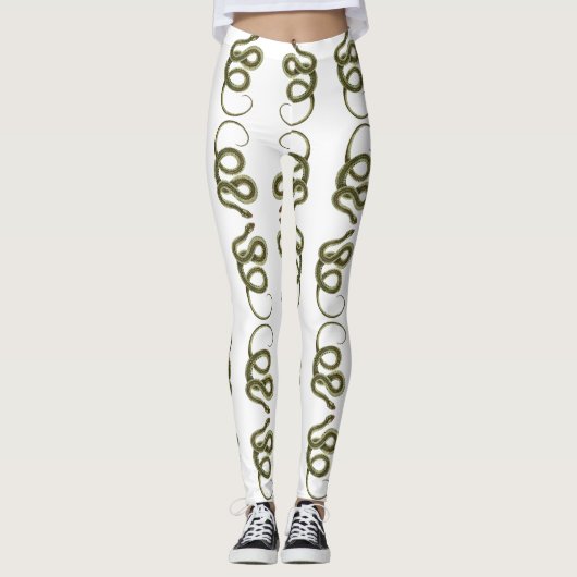 Viper Snake Pattern Leggings (Voorkant)