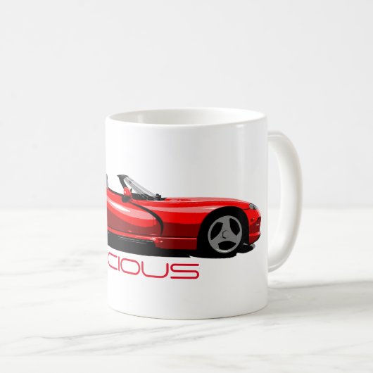 Viperadae Sports Voiture Mu Café Mug (Devant droit)