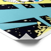 Viperetta vliegt naar de maan poster (Hoek)