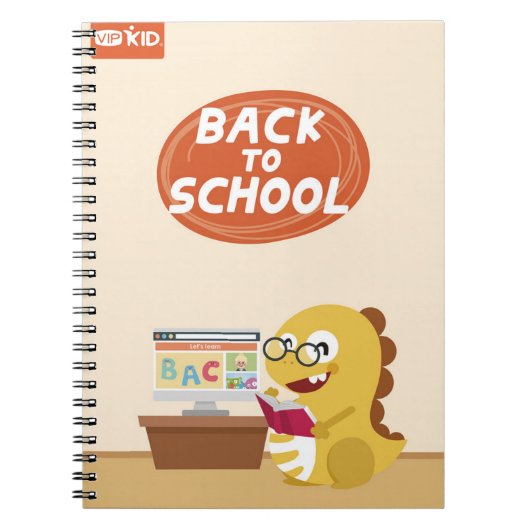 VIPKID de nouveau au carnet 5 d'école (Devant)