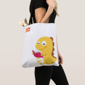 VIPKID Dino Reading Canvas tas (Dichtbij)