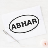 VIR Abhar Ovale Sticker (Envelop)