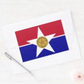 VIR Dallas Flag Rechthoekige Sticker (Envelop)