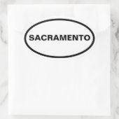 VIR Sacramento Ovale Sticker (Tas)