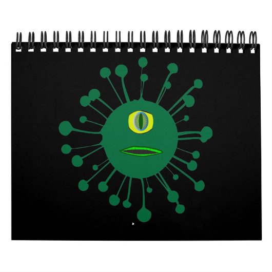 Viral One Eyed Monster Bug Kalender (Hoes)
