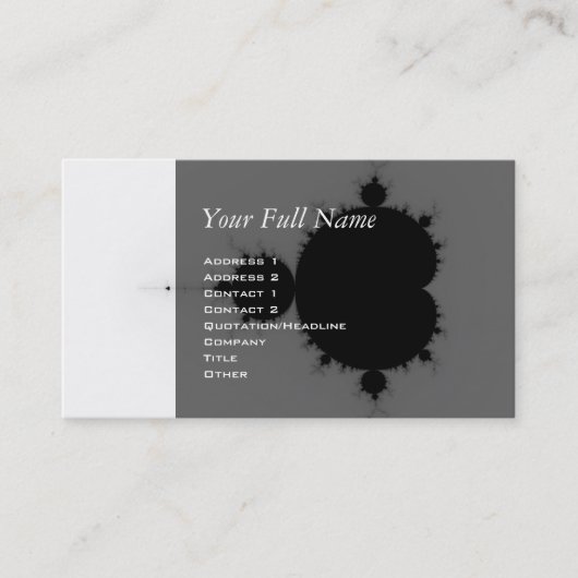 Viratarupa - Fractal Art Visitekaartje (Voorkant)