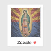 Virgen de Guadalupe - Arizona Sticker (Vel)