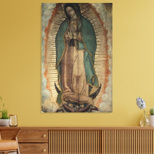 Virgen de Guadalupe Canvas Afdruk (Insitu (Woonkamer))
