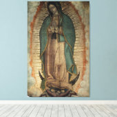 Virgen de Guadalupe Canvas Afdruk (Insitu (Houten vloer))