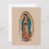 Virgen de Guadalupe Feestdagenkaart (Voorkant / Achterkant)