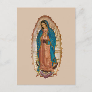 Virgen de Guadalupe Feestdagenkaart