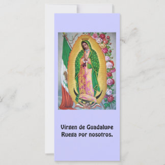 Virgen de Guadalupe Kaart van Spaans Prayer