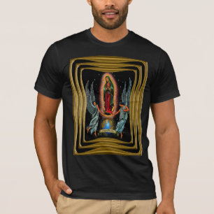 Virgen de Guadalupe (met engelen) T-shirt