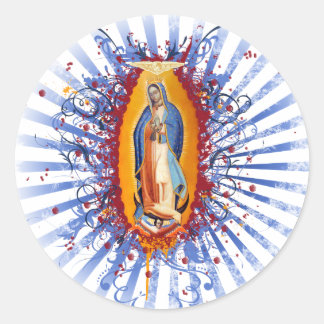 Virgen de Guadalupe Ronde Sticker