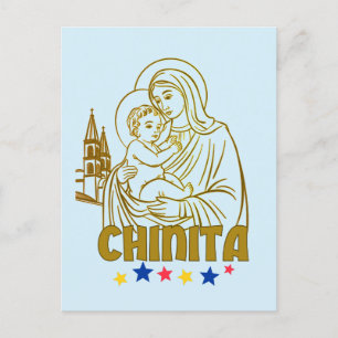 Virgen de la Chinita – Iconisch Maracaibo, Venezue Briefkaart