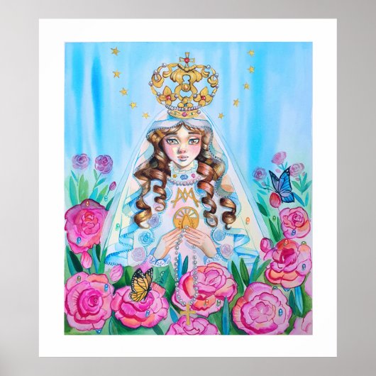 Virgen del Valle, Rocio Milagroso Poster (Voorkant)