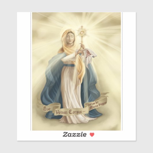 Virgen Maria Sticker (Vel)