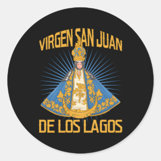 Virgen San Juan De Los Lagos Jalisco Mã©Xico Ronde Sticker