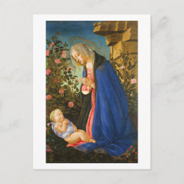VIRGIN ADORING SLEEPING CHRIST CHILD BRIEFKAART