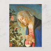VIRGIN ADORING SLEEPING CHRIST CHILD BRIEFKAART (Voorkant)