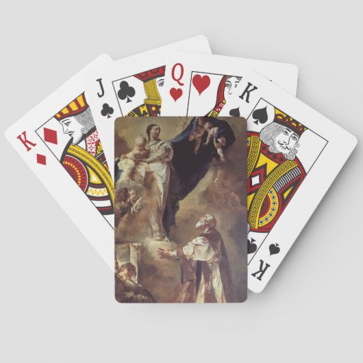 Virgin and Child Appearing to St. Philip Neri, 172 Pokerkaarten (Achterkant)