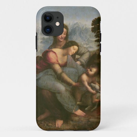 Virgin and Child with St. Anne, c.1510 Case-Mate iPhone Case (Achterkant)