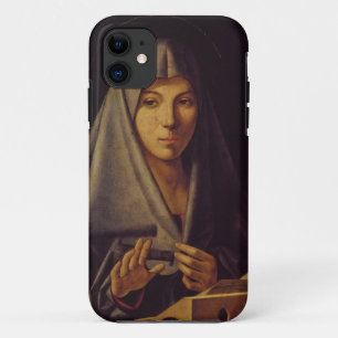 Virgin Annunciate (olie op het paneel) iPhone 11 Hoesje