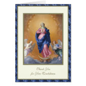 VIRGIN catholique MARY Funeral Condolence (Devant)