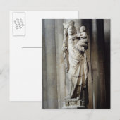 Virgin en Child, bekend als Notre-Dame de Paris Briefkaart (Voorkant / Achterkant)