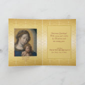 Virgin en kind - Jan Gossart Feestdagen Kaart (Binnen)