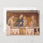 Virgin en kind met St. Francis en St. John Briefkaart (Voorkant / Achterkant)