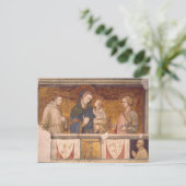 Virgin en kind met St. Francis en St. John Briefkaart (Staand voorkant)