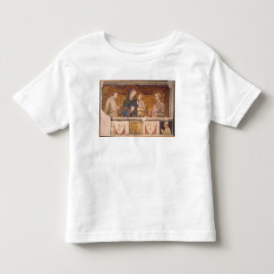 Virgin en kind met St. Francis en St. John Kinder Shirts