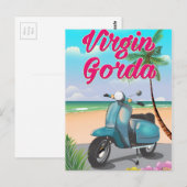 Virgin Gorda Britse maagdeneilanden Briefkaart (Voorkant / Achterkant)
