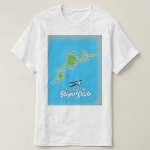 Virgin Gorda Map T-shirt