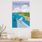 Virgin Gorda Poster (Paarse) (Keuken)