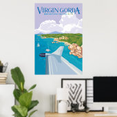 Virgin Gorda Poster (Paarse) (Thuiskantoor)