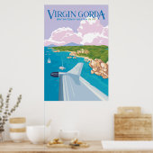 Virgin Gorda Poster (Roze) (Keuken)