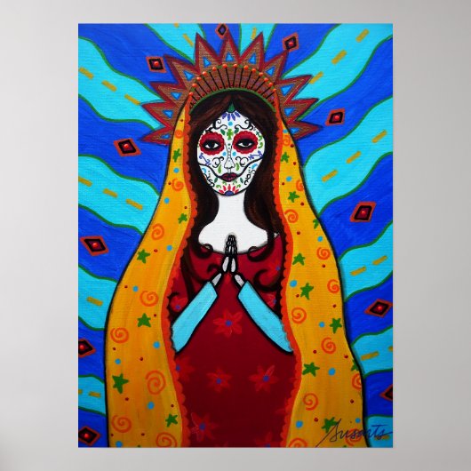 VIRGIN GUADALUPE DIA DE LOS MUERTOS POSTER (Voorkant)