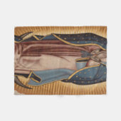 Virgin Guadalupe Fleece Deken (Voorkant (Horizontaal))