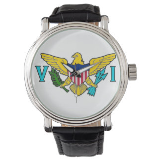 Virgin Island Vlag Horloge