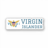 Virgin Islander Sticker (Voorkant)