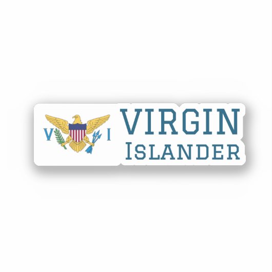 Virgin Islander Sticker (Voorkant)