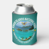 Virgin Islands National Park Est 1956 Blikjeskoeler (Blikje Voorkant)