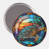 Virgin Islands Vacation Souvenir  Magneet (Voorkant / Achterkant)