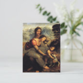 Virgin & kind met St.Anne & Lamb Briefkaart (Staand voorkant)