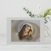 Virgin Mary 2 Uitnodiging (Staand voorkant)